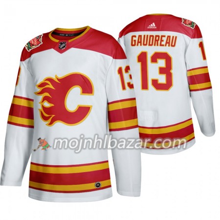 Dresovi Calgary Flames Johnny Gaudreau 13 Adidas 2019 Heritage Classic Bijela Authentic - Muške